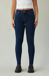 Pacsun Skinny Jeans Stretch Dark Blue