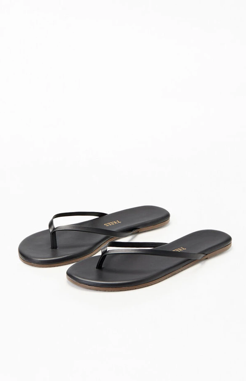 TKEES Women's Black Liners Sandals