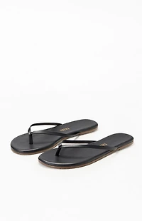 TKEES Women's Black Liners Sandals