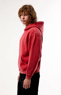 Pacsun Red Snow Wash Hoodie