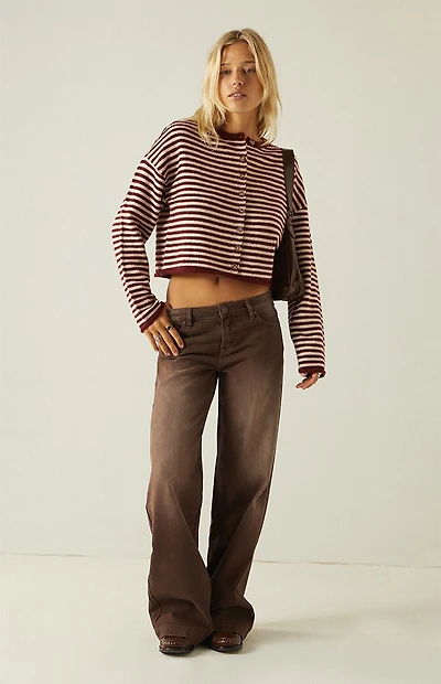 Your Favorite Georgia Rolled Button Front Cardigan