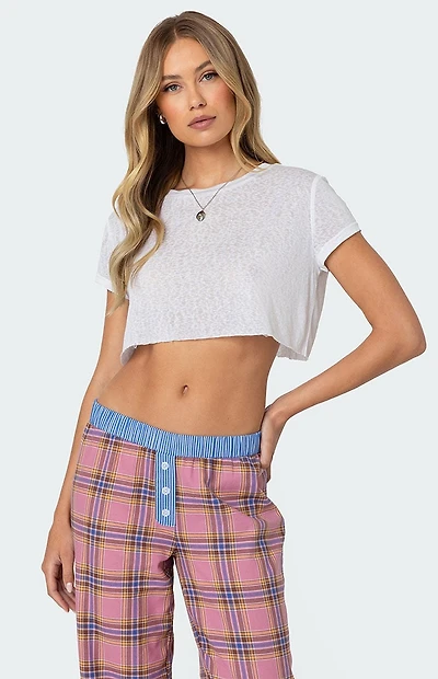 Edikted Seville Cropped T-Shirt