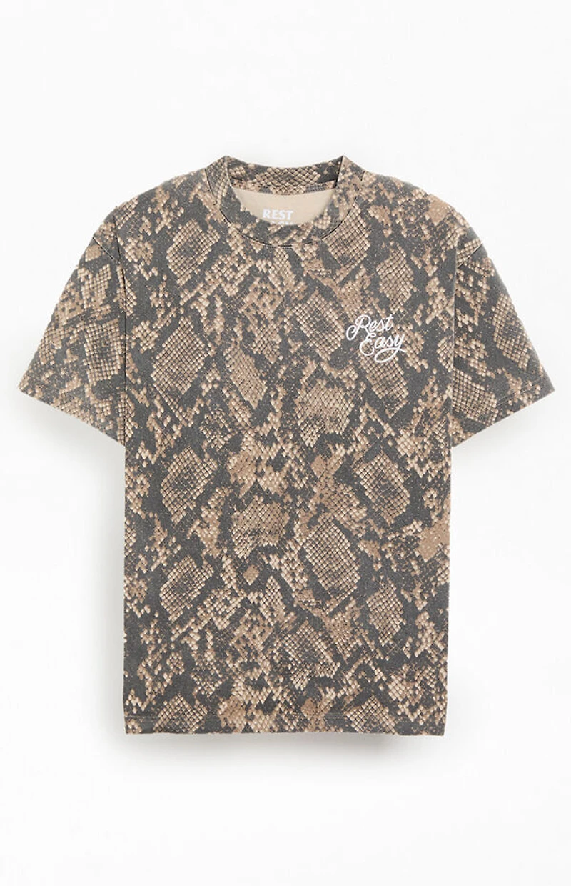 Rest Easy Snake Rose T-Shirt