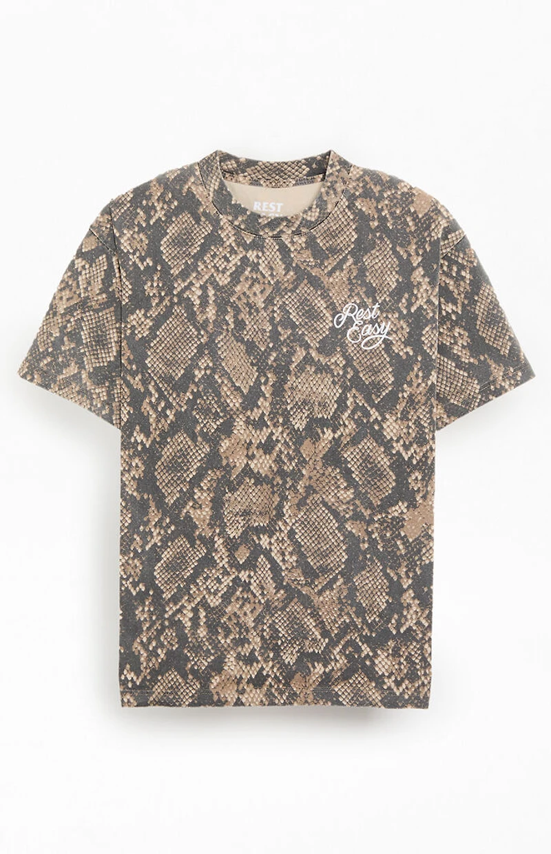 Rest Easy Snake Rose T-Shirt