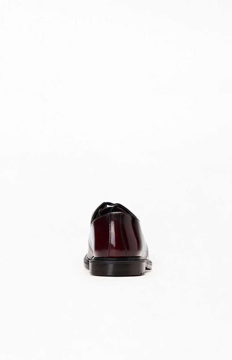 Dr Martens Cherry Red Arcadia Mayfar Leather Shoes