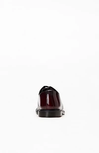 Dr Martens Cherry Red Arcadia Mayfar Leather Shoes