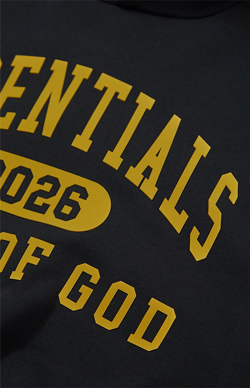 Fear of God ESSENTIALS Vintage Black Classic Fit Hoodie