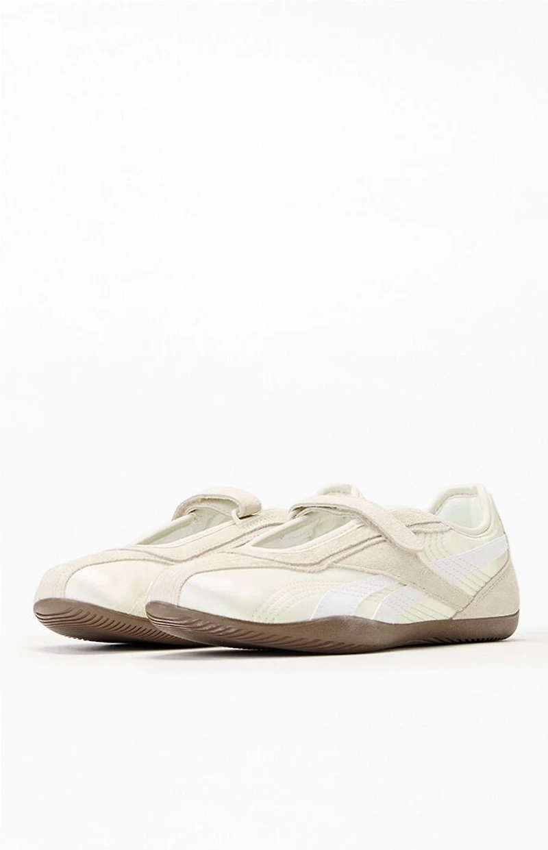 Reebok Women's Taupe Ultra Lo Mary Jane Sneakers