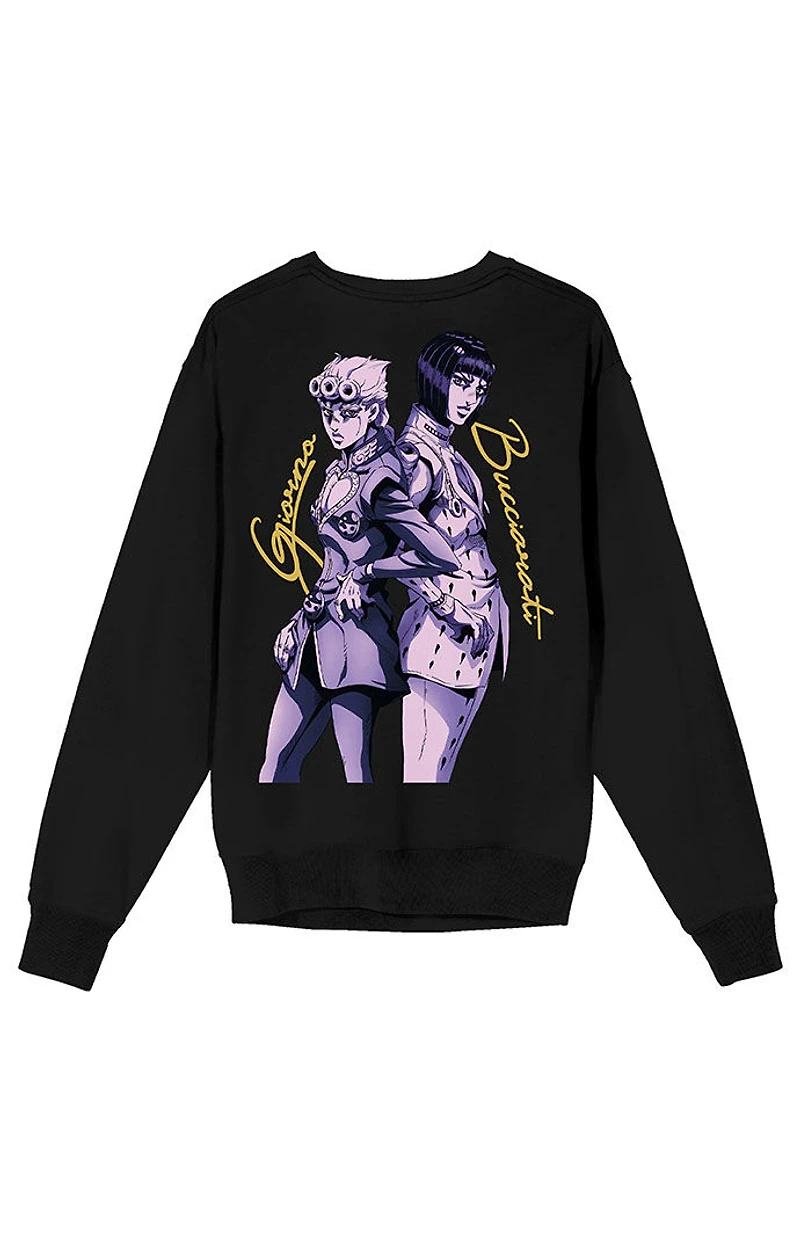 Jojo's Bizarre Adventure Giorno & Bucciarati Crew Neck Sweatshirt