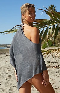 Third Charm Amaris Sequin Poncho