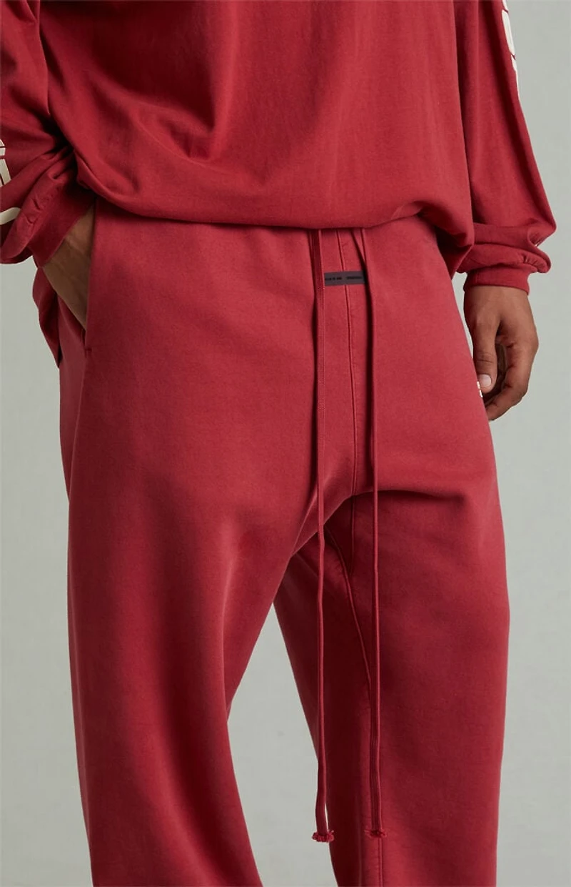 Fear of God ESSENTIALS Crimson Classic Fleece Sweatpants