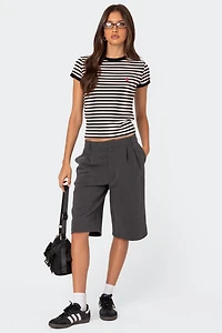 Edikted Strawberry Fields Striped T-Shirt