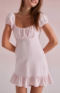 Beverly and Beck Camille Tie Back Mini Dress