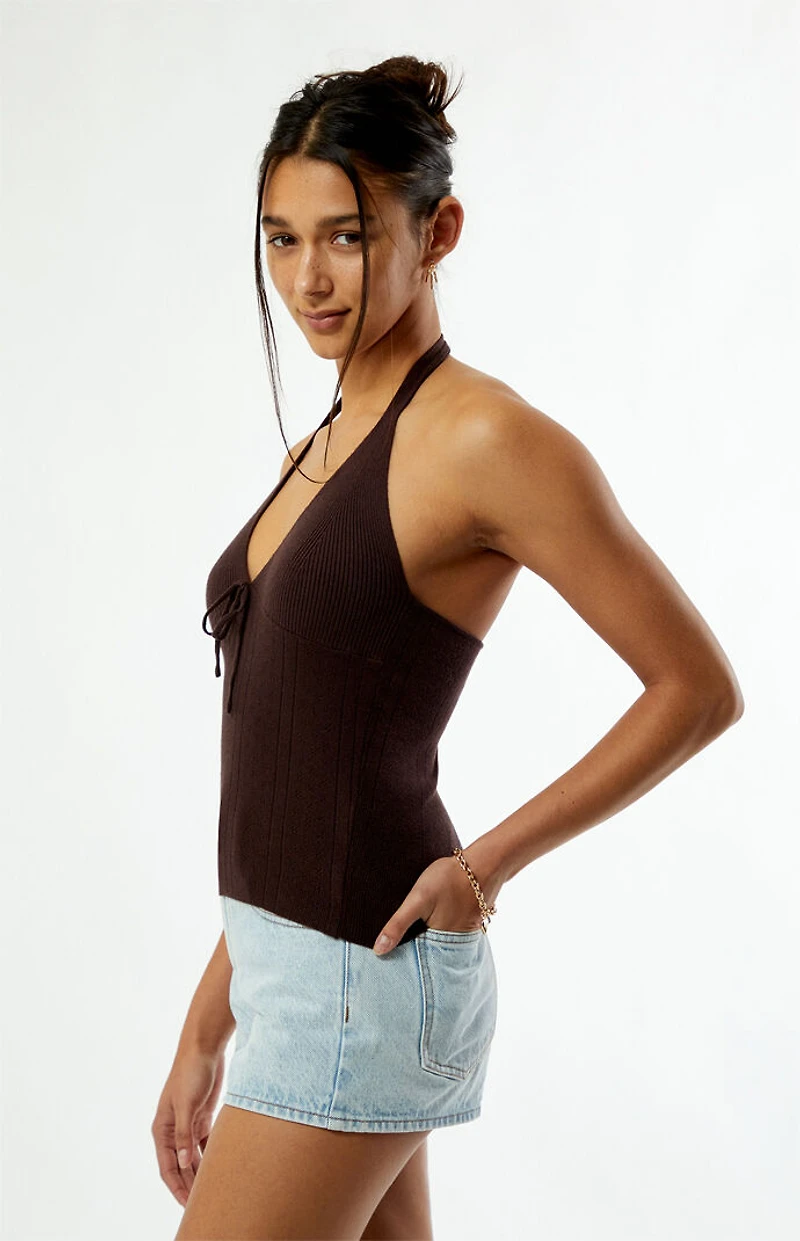 Your Favorite Femme Sweater Halter Top