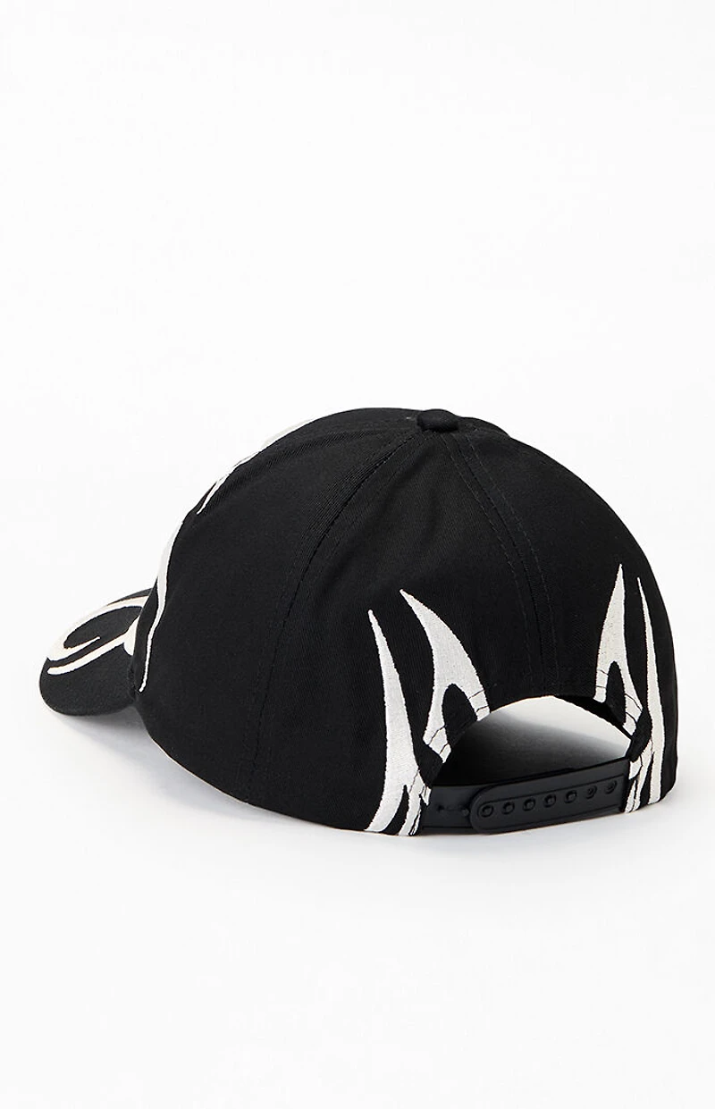 Pacsun Black Ascend Logo Snapback Hat