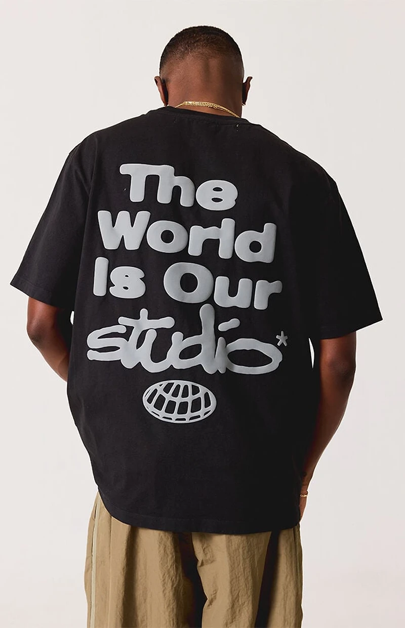 Studio by Supervsn Black Globe T-Shirt