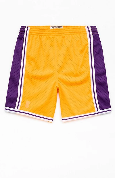 Mitchell & Ness Kids LA Lakers Mesh Basketball Shorts