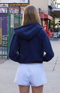 John Galt White & Blue Mary Lou Striped Boxer Shorts