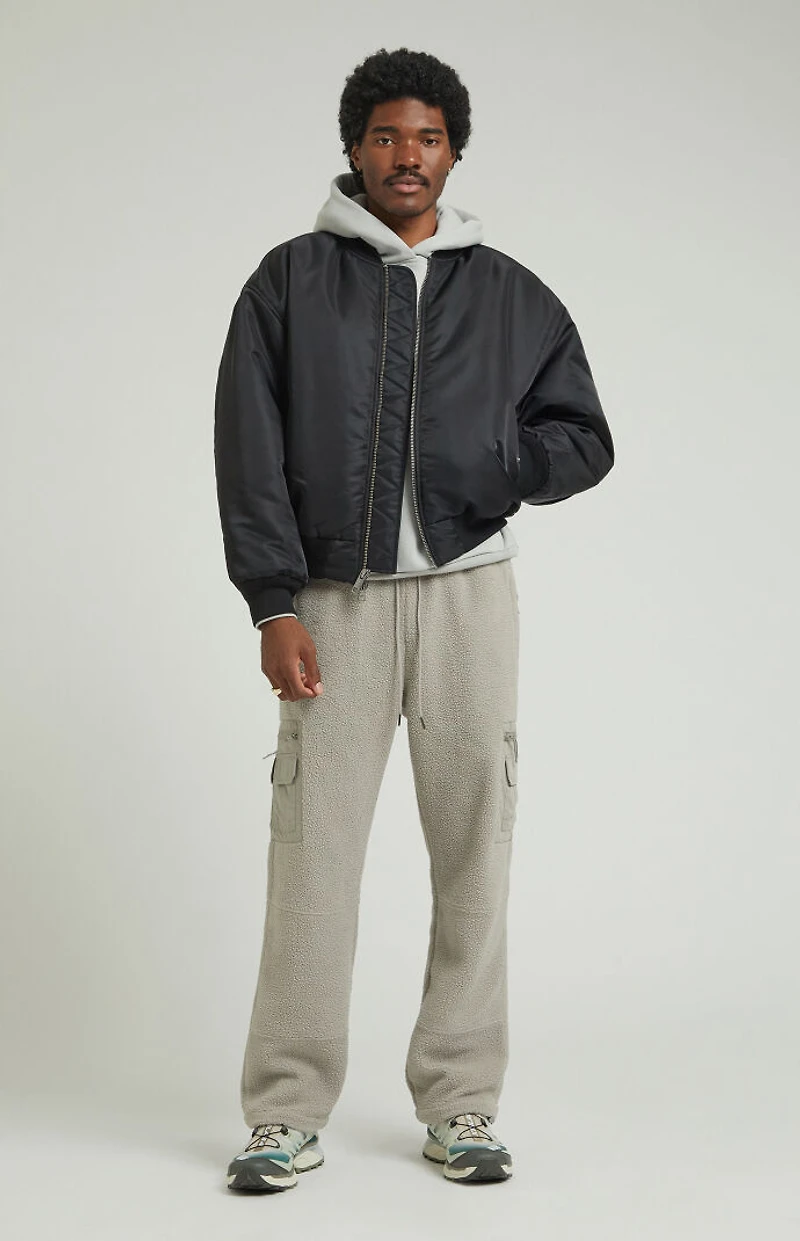 Pacsun Ocean Sherpa Cargo Sweatpants