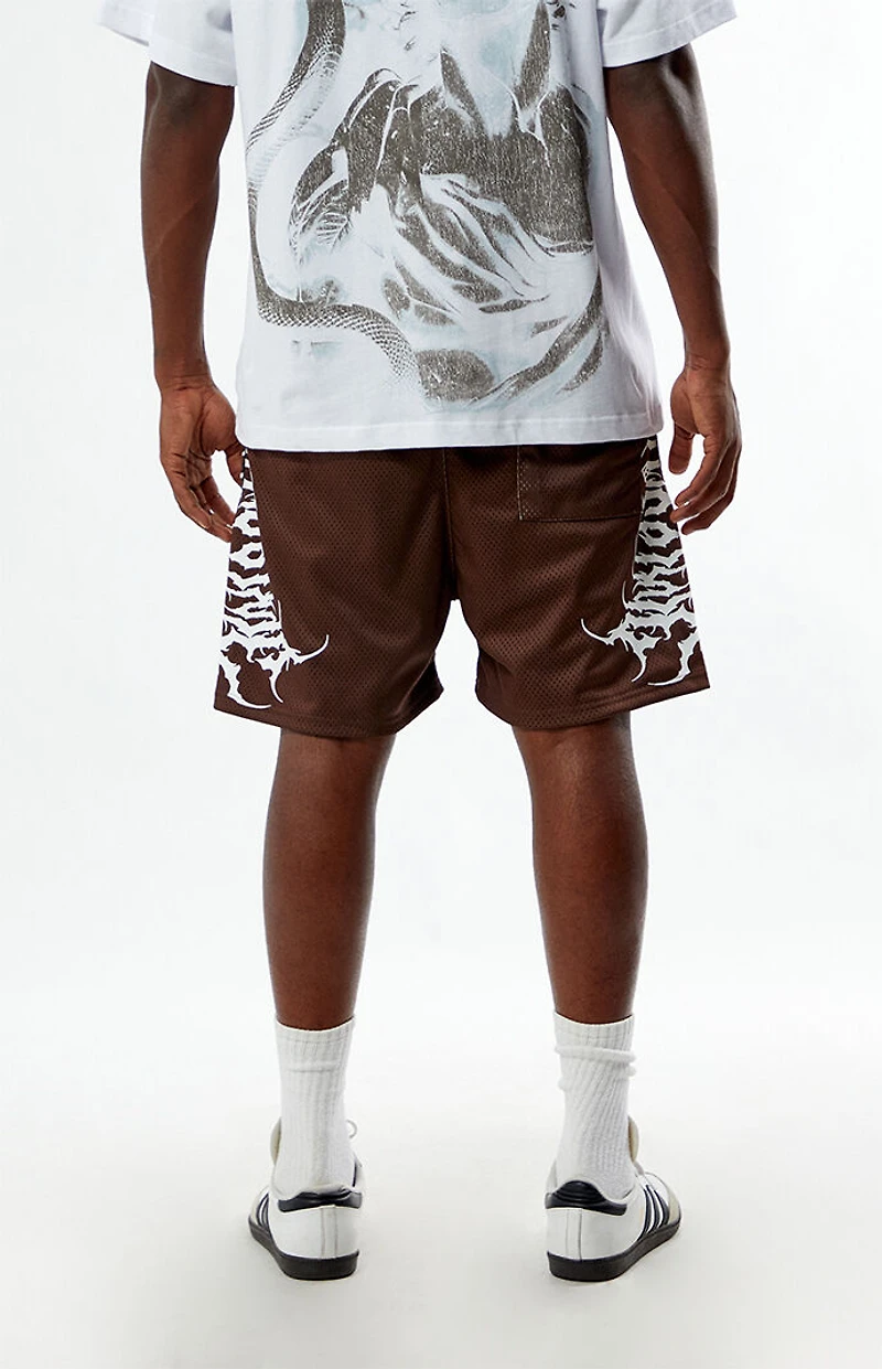 Civil Cyber Roses Mesh Basketball Shorts