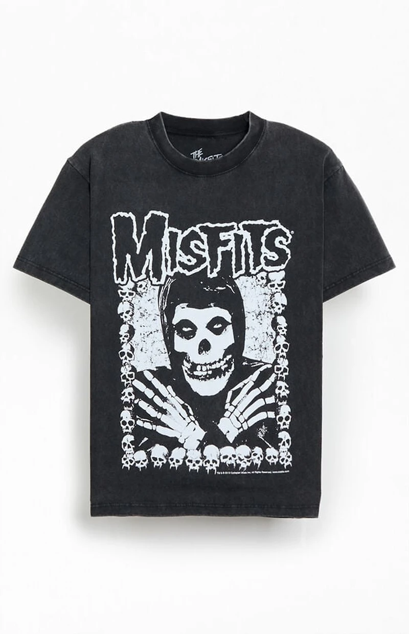 The Misfits Skull Vintage Wash T-Shirt