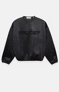 Fear of God ESSENTIALS Vintage Black Modern Crew Neck Sweatshirt