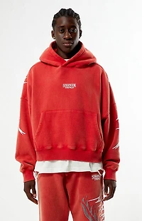 Netflix x Stranger Things Red Hellfire Club Hoodie