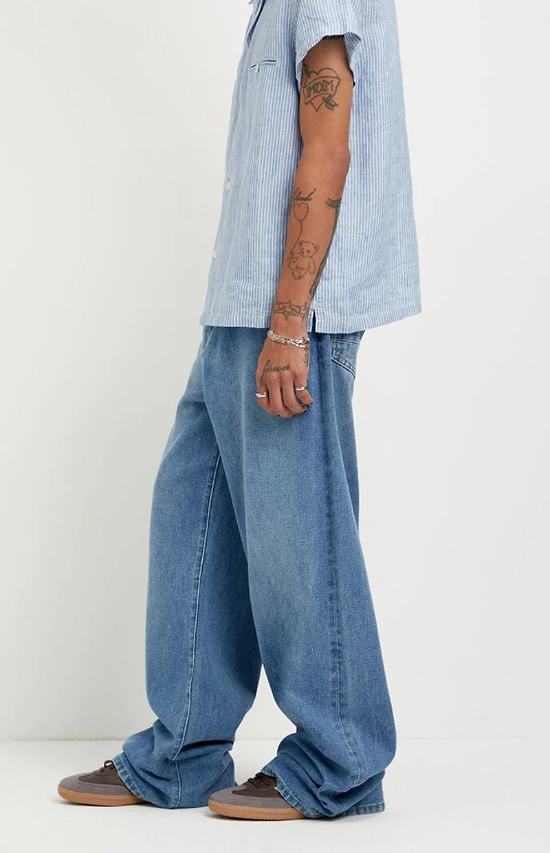 Pacsun Blake Extreme Baggy Jeans Lighter Blue
