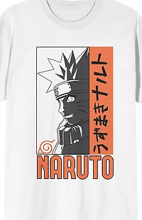 White Naruto Classic Character T-Shirt