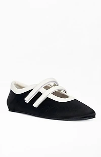 AZALEA WANG Women's Randilyn Black Ballet Sneakers
