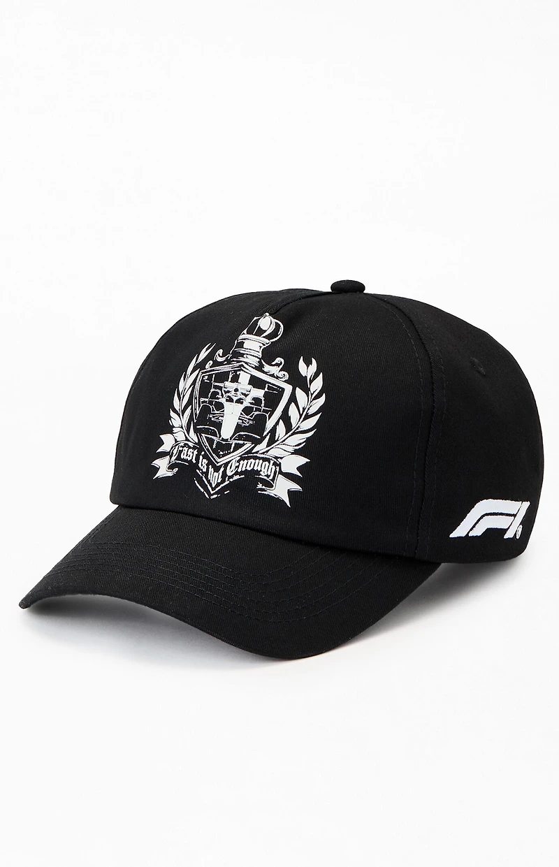 Formula 1 x Pacsun Great Britain Black Crest Snapback Hat