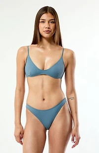 Pacsun Blue Jessie Bralette Bikini Top
