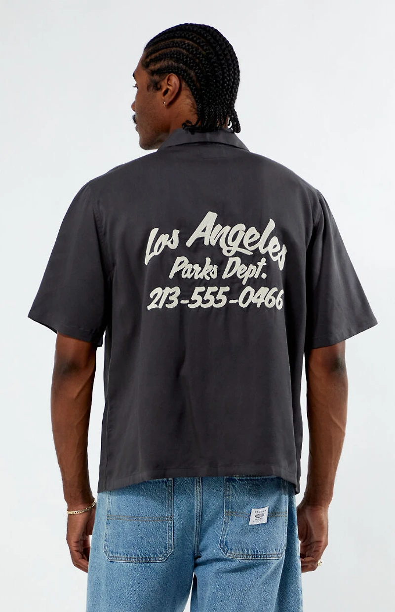 Pacsun Parks Oversized Camp Shirt