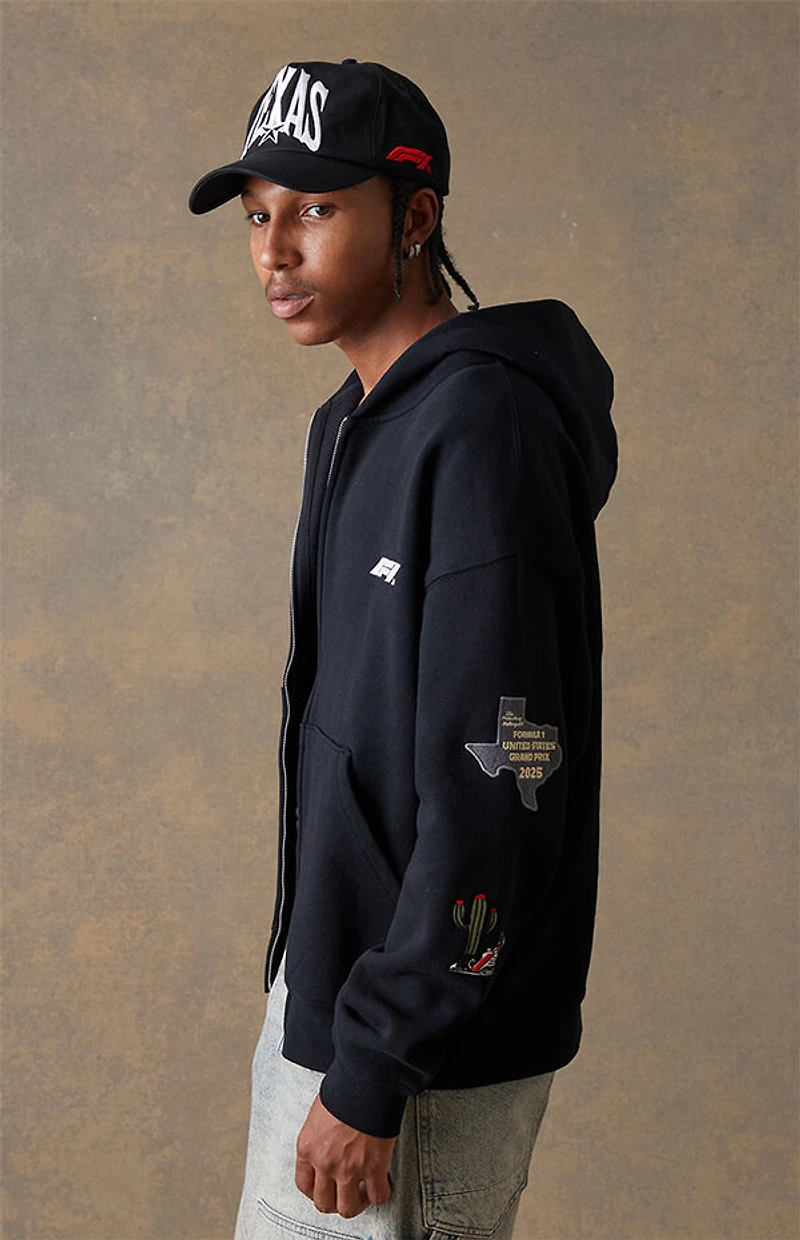 Formula 1 x Pacsun United States Grand Prix 2025 Austin Texas Zip Up Hoodie