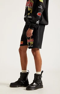 Pacsun Subliminal Fleece Volley Sweat Shorts