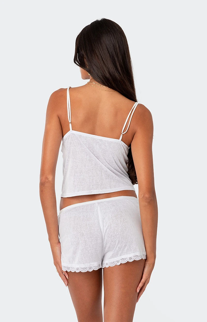 Edikted Carla Ruched Tank Top