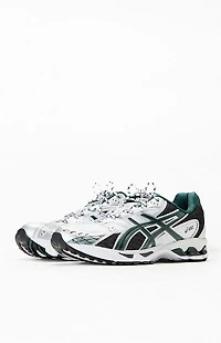 ASICS White & Green Gel Nimbus 10.1 Shoes