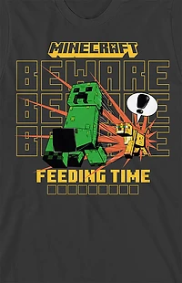 Kids Minecraft Survival Model T-Shirt