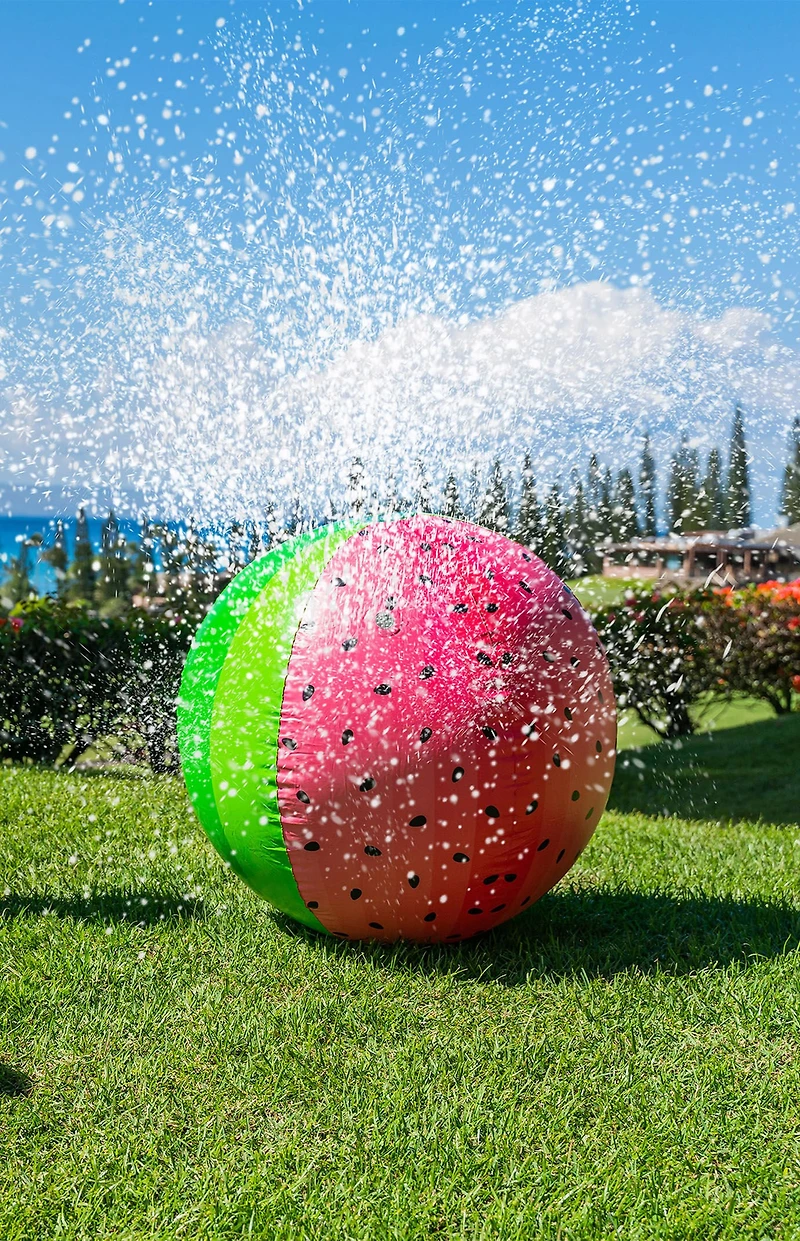 Pool Candy Giant Watermelon Beach Ball Sprinkler