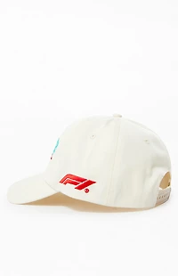Formula 1 x PacSun Cream Melbourne Australia Southern Land Twill Snapback Hat