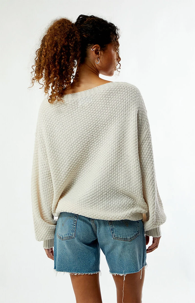 Your Favorite Wren Off-The-Shoulder Sweater