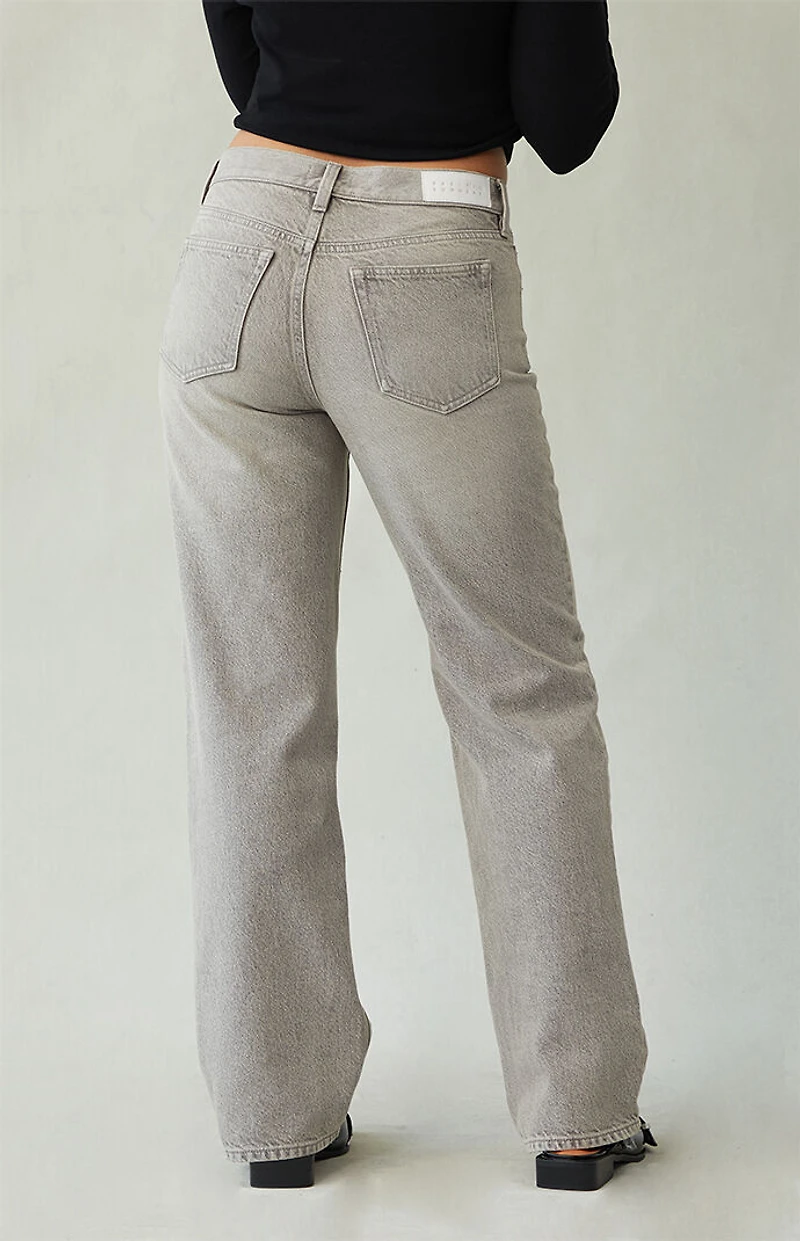 Pacsun Jordyn Low Rise Straight Leg Jeans Gray
