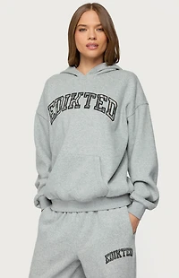 Edikted Camo Crush Oversized Hoodie