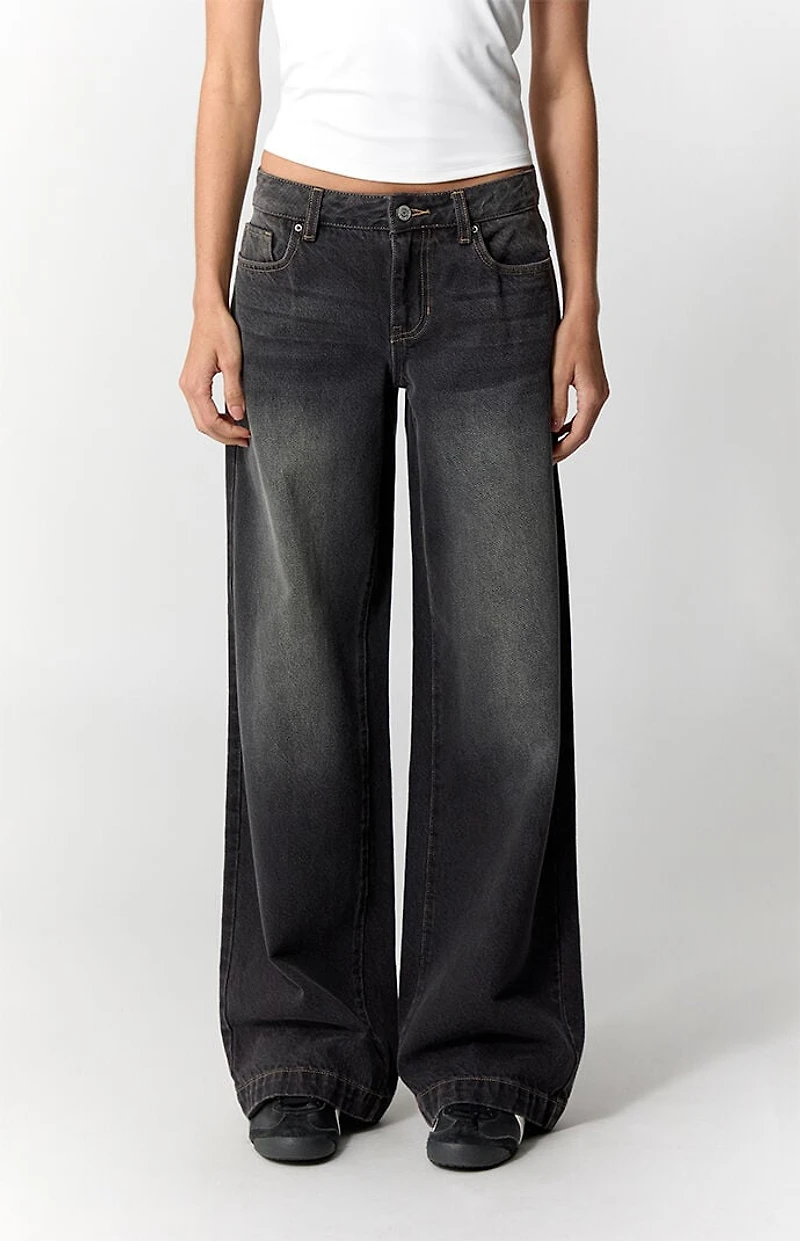 Pacsun Casey Low Rise Baggy Jeans Black