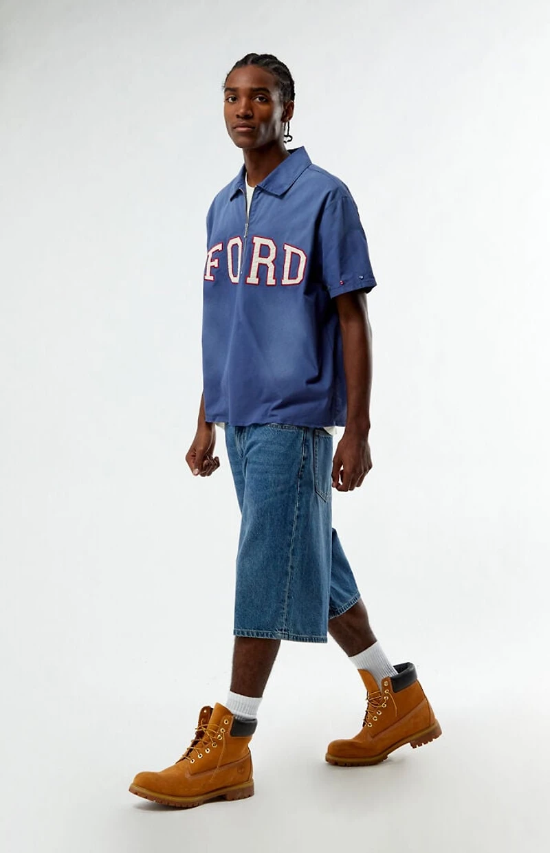 FORD Half Zip Stud Shirt