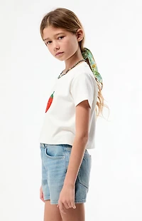 Pacsun Kids Baggy Denim Shorts Medium Blue