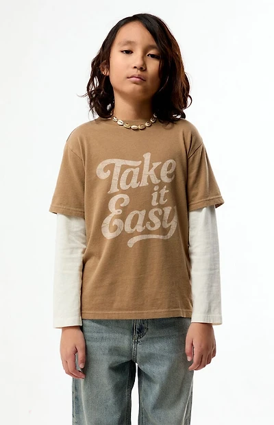 Pacsun Kids Take It Easy 2fer Long Sleeve T-Shirt