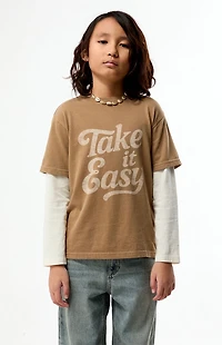 Pacsun Kids Take It Easy 2fer Long Sleeve T-Shirt