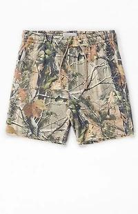 Pacsun Camo Fleece Volley Sweat Shorts