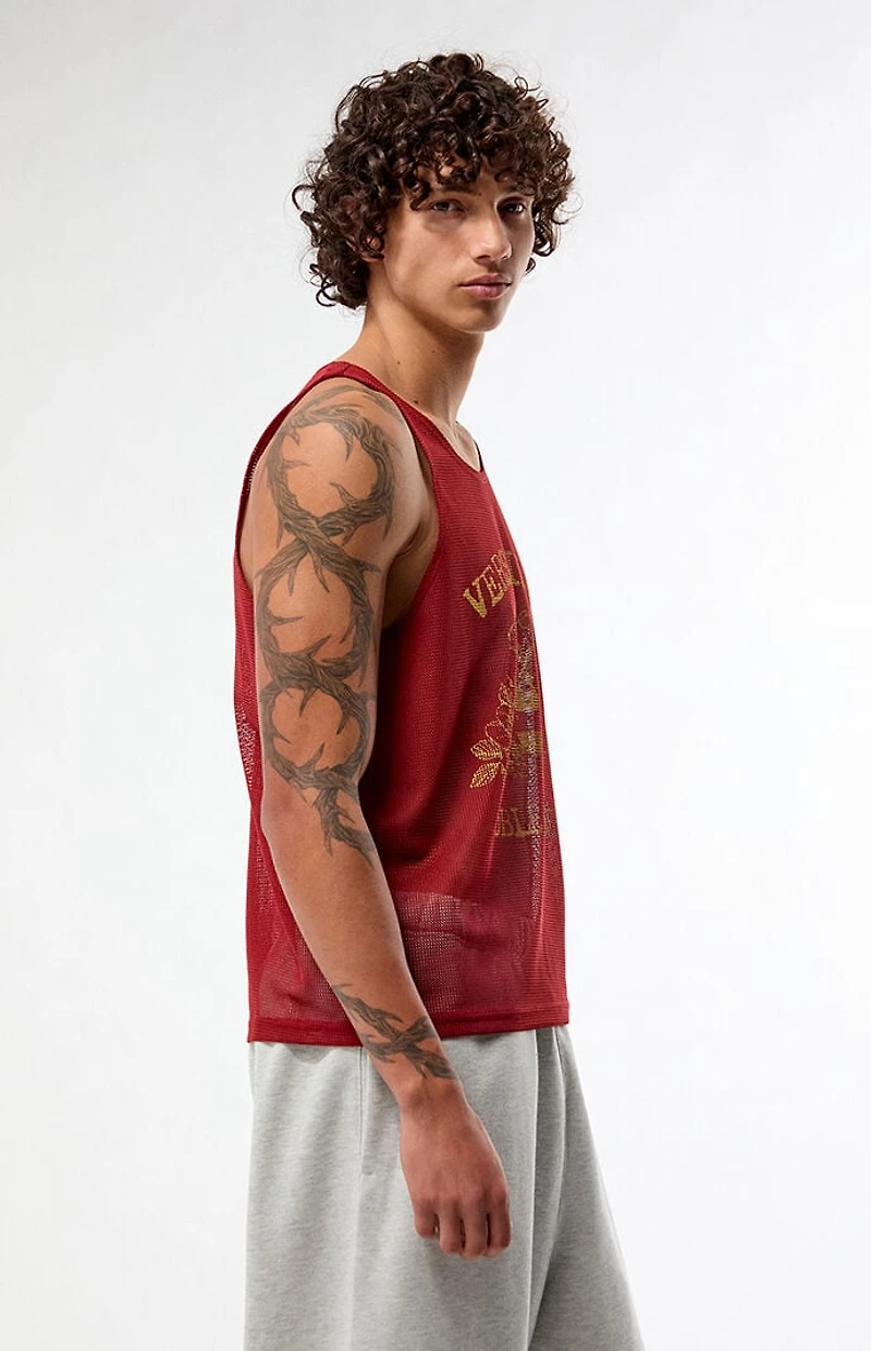 Pacsun Versailles Mesh Basketball Jersey Tank Top